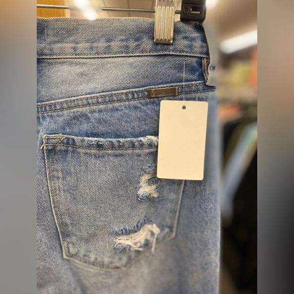 KanCan Ladies 27/7 Distressed Light Wash Jeans - Picture 6 of 7